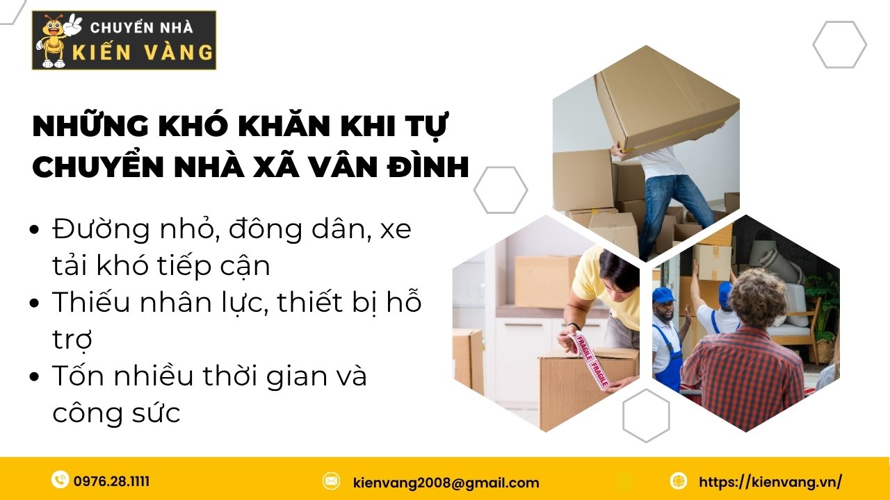 Dịch vụ chuyển nhà xã Vân Đình uy tín, nhanh gọn và tiết kiệm 2 Những khó khăn khi tự chuyển nhà xã Vân Đình