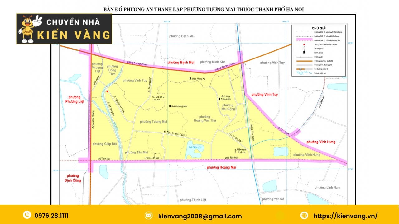 Dịch vụ chuyển nhà tại phường Tương Mai – Chuyển Nhà Kiến Vàng 1 Giới thiệu chung về khu vực Tương Mai