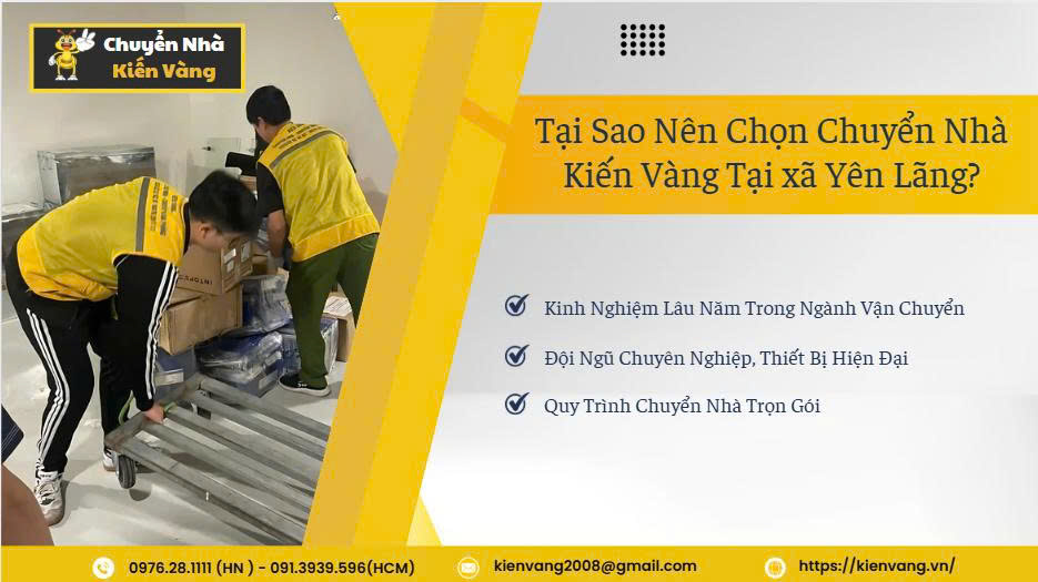 dịch vụ chuyển nhà xã Yên Lãng